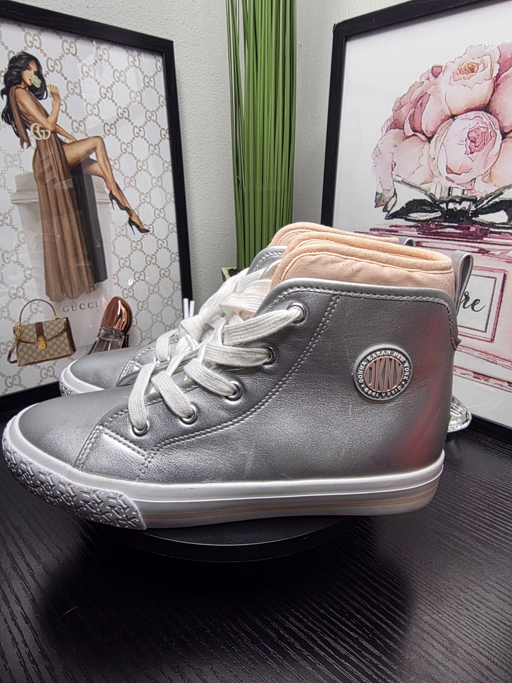 DKNY Girls High-Top Sneakers - Picture 2 of 9
